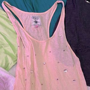 PINK tank top jewls peachy pink